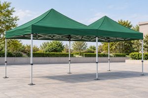 Nhà bạt 3×6: bố trí quầy dài và chọn cấu hình